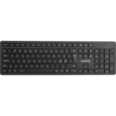 ESTUFF Tipkovnica GLB212102, nordijski QWERTY, crna