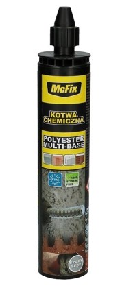 MF Poliesterska smola 300 ml kemijsko sidro, sivo