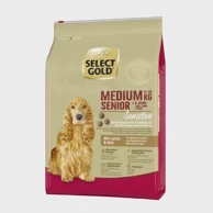 SELECT GOLD Suha hrana za pse Sensitive Senior Medium, janjetina i riža, 12 kg