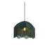 LIGHT & LIVING Petrolej zelena viseća svjetiljka s tekstilnim sjenilom ø 40 cm Malacia