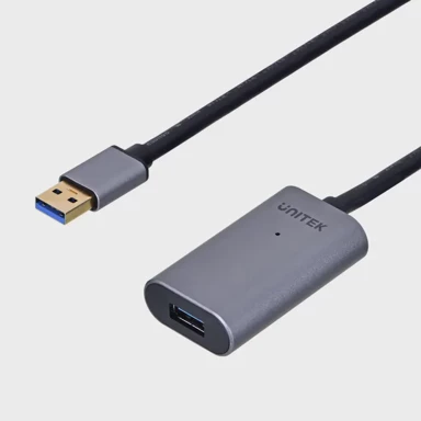 UNITEK USB produžni kabel Y-271, USB 2.0, 5 m, sivi