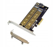 MICROCONNECT adapter PCIe x4 za M.2 NVMe SSD