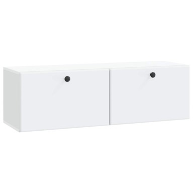 TV zidni ormar, 98 x 31 x 30 cm, konstruirano drvo, bijela
