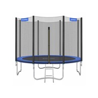 Okrugli vrtni trampolin sa sigurnosnom mrežom, 305, plava