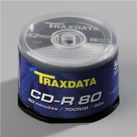 TRAXDATA CD-R medij, cake, 50 kom