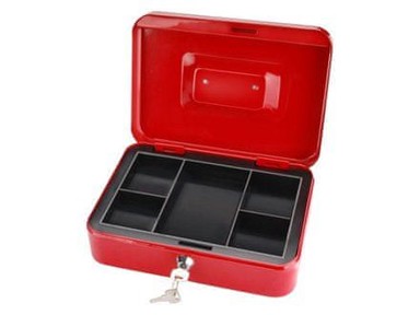 EXTOL CRAFT Kasica za novac s organizatorom za kovanice, 300 x 240 x 90 mm