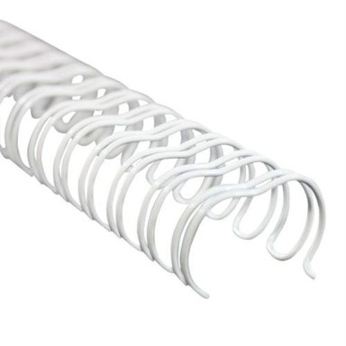 KLIPKO Žičane spirale, 6,4 mm, bijele