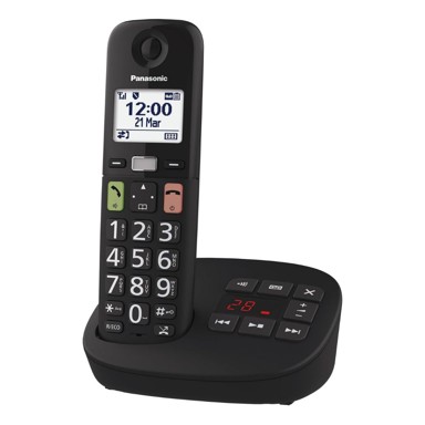 Bežični telefon s velikim tipkama, sekretaricom i pojačanim zvukom