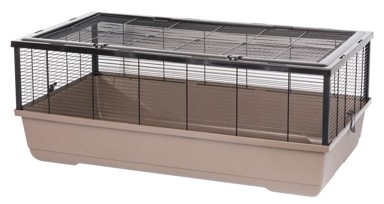 INTER-ZOO Kavez za glodavce Bernie, mokka, 100 × 54 × 39 cm