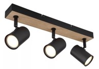 Stropni reflektor Robby, 41x6x13,5 cm, IP20, crna