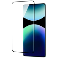JUST IN CASE Kaljeno staklo za Xiaomi Redmi Note 14 Pro / Xiaomi Redmi Note 14 Pro 5G, preko cijelog zaslona