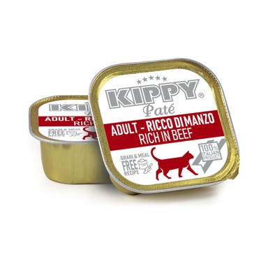KIPPY Hrana za mačke Cat Pate Adult govedina, 90 g alu-pak
