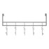  PREMIER HOUSEWARES Siva metalna vješalica za vrata 46 cm, Jaxen