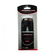 MAXCABLE USB produžni kabel, USB-A M na USB-A F, 4.5 m, poniklan