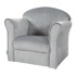 ROBA Svijetlo siva baršunasti dječja fotelja Lil Sofa 