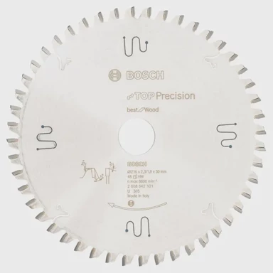 BOSCH List kružne pile Best for Wood, 216x30 mm, 48 zuba, za preklopne pile