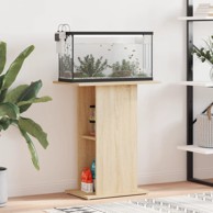 Stalak za akvarij boja hrasta 60,5x36x72,5 cm od konstruiranog drva