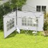 HOMESTAR Set bočnih zidova za paviljon 2 kom 295 x 195 cm, bijeli