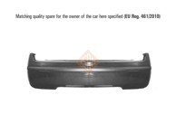 ISAM Zadnji branik Nissan Micra K12 03-11, 06-, crni