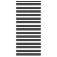 Zavjesa zebra crna 95x230 cm širina tkanine 90,9 cm poliester