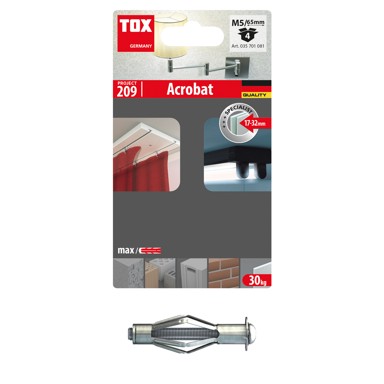 TOX Metalna tipla ACROBAT M5/65 (4/1) s vijkom za gipsane ploče