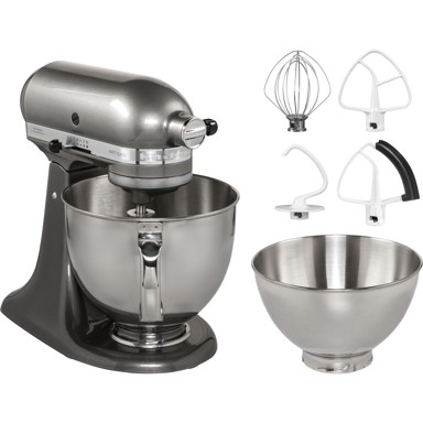 KITCHENAID Mikser s posudom Artisan 5KSM175PSEMS Medallion, 300 W, srebrni