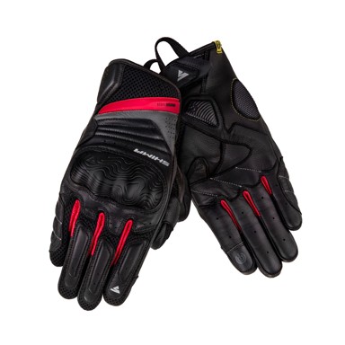 SHIMA Rush rukavice, black-red, black-yellow fluo