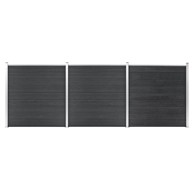 Vrtna ograda WPC 526 x 186 cm siva