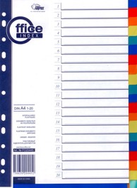 Pregradni registri PP 20–1, u bojama