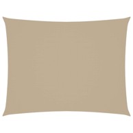 Jedro za zaštitu od sunca od tkanine oxford pravokutno 6 x 7 m, bež