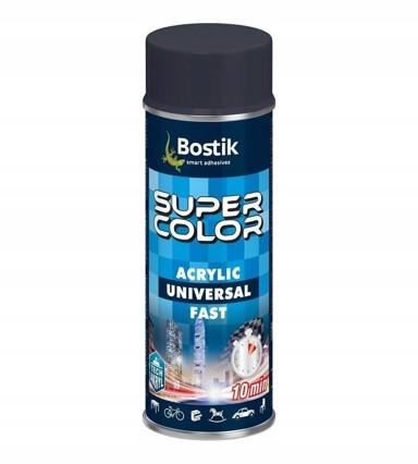 BOSTIK Akrilni lak u spreju Super Color 400 ml, antracitni
