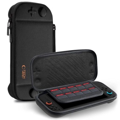 Tech-Protect Slim Pouch torbica za Nintendo Switch 2, crna