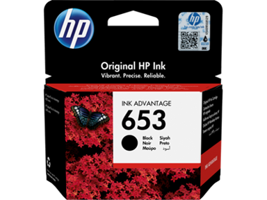HP Tinta 653, 3YM75AE, black, za Deskjet Plus Ink Advantage 6075/6475