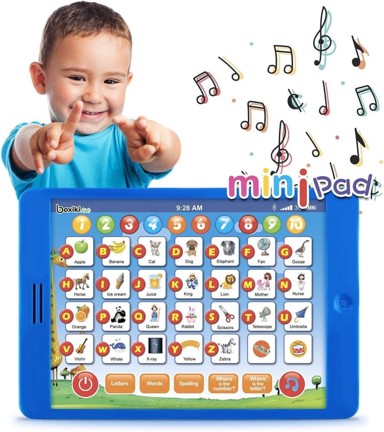 NIKCORP Edukativni tablet Boxiki Kids, za djecu 3+, 6 igara, napajanje 3 x AA