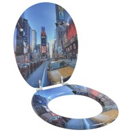 MDF WC daska 43,8x37,8 cm šarena New York