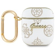 GUESS 4G Hook maskica za AirPods 1/2, bijela