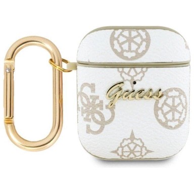 GUESS 4G Hook maskica za AirPods 1/2, bijela