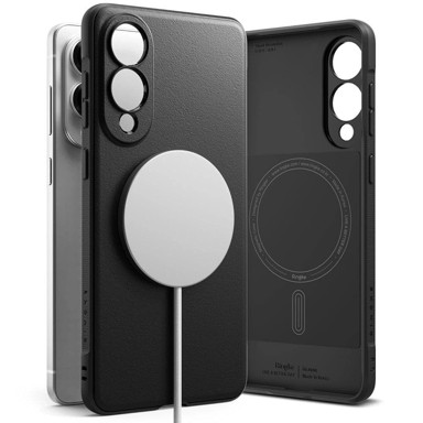 Ringke Onyx Magnetic MagSafe maskica za Samsung Galaxy S25 Edge, crna