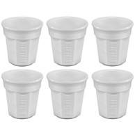 BIALETTI Set čaša za Espresso, 6 komada, bijele