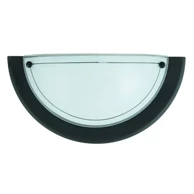 RABLUX Zidna svjetiljka Ufo, E27, 1× max 60 W, IP20, crna