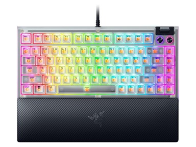 RAZER Tipkovnica BlackWidow V4 75%, Phantom White, US (RZ03-05003500-R3M1)