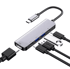 SPREEST USB-C hub 5 u 1 SC-USH83 s HDMI, 2 x USB-A i 2 x USB-C, sivi