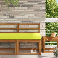 Jastuk za vanjsku sofu, 60 x 60 x 8 cm, poliester, zeleni