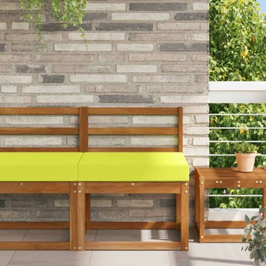 Jastuk za vanjsku sofu, 60 x 60 x 8 cm, poliester, zeleni