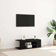 TV kabinet s LED svjetlima, 90x39x30 cm, konstruirano drvo