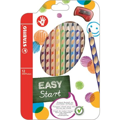 STABILO Drvene bojice EASYcolors, višebojne, 12 kom