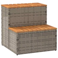 Hidromasažna kada 50x50x50,5 cm poliratan i puna bagrem