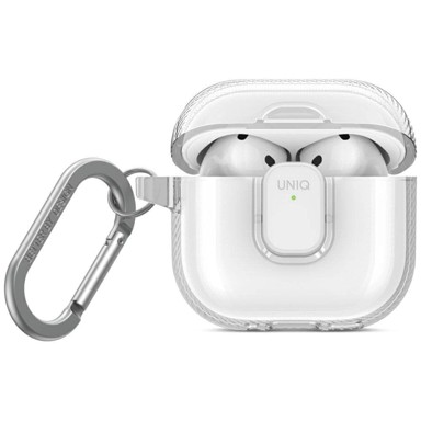UNIQ Zaštitna futrola Glase Pro, za AirPods 4, prozirna