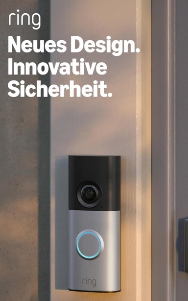 RING Video Wired Doorbell 2K Plus - Kabelski video domofon, Retina 2K, široki kut gledanja