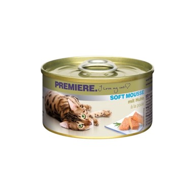 PREMIERE Cat Mousse piletina 85 g konzerva